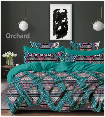 Cotton designer bedsheet with 2 pillow cover