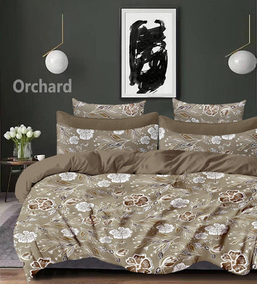 Cotton designer bedsheet with 2 pillow cover