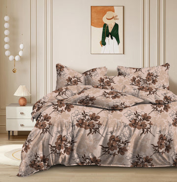 Cotton designer bedsheet with 2 pillow cover