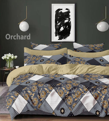 Cotton designer bedsheet with 2 pillow cover