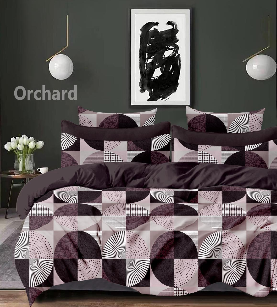 Cotton designer bedsheet with 2 pillow cover