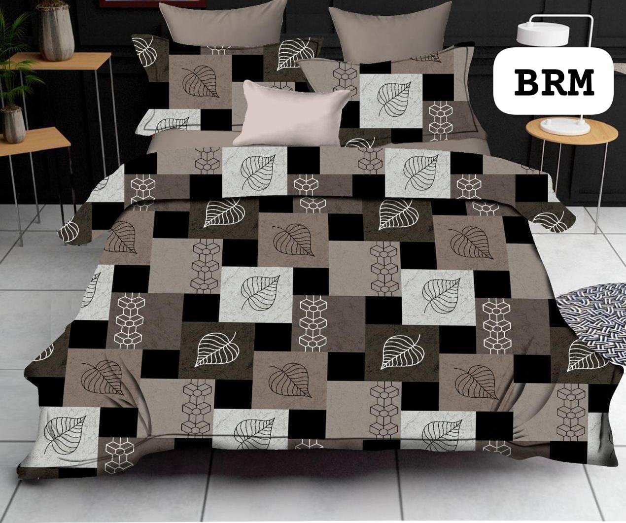 Cotton designer bedsheet with 2 pillow cover