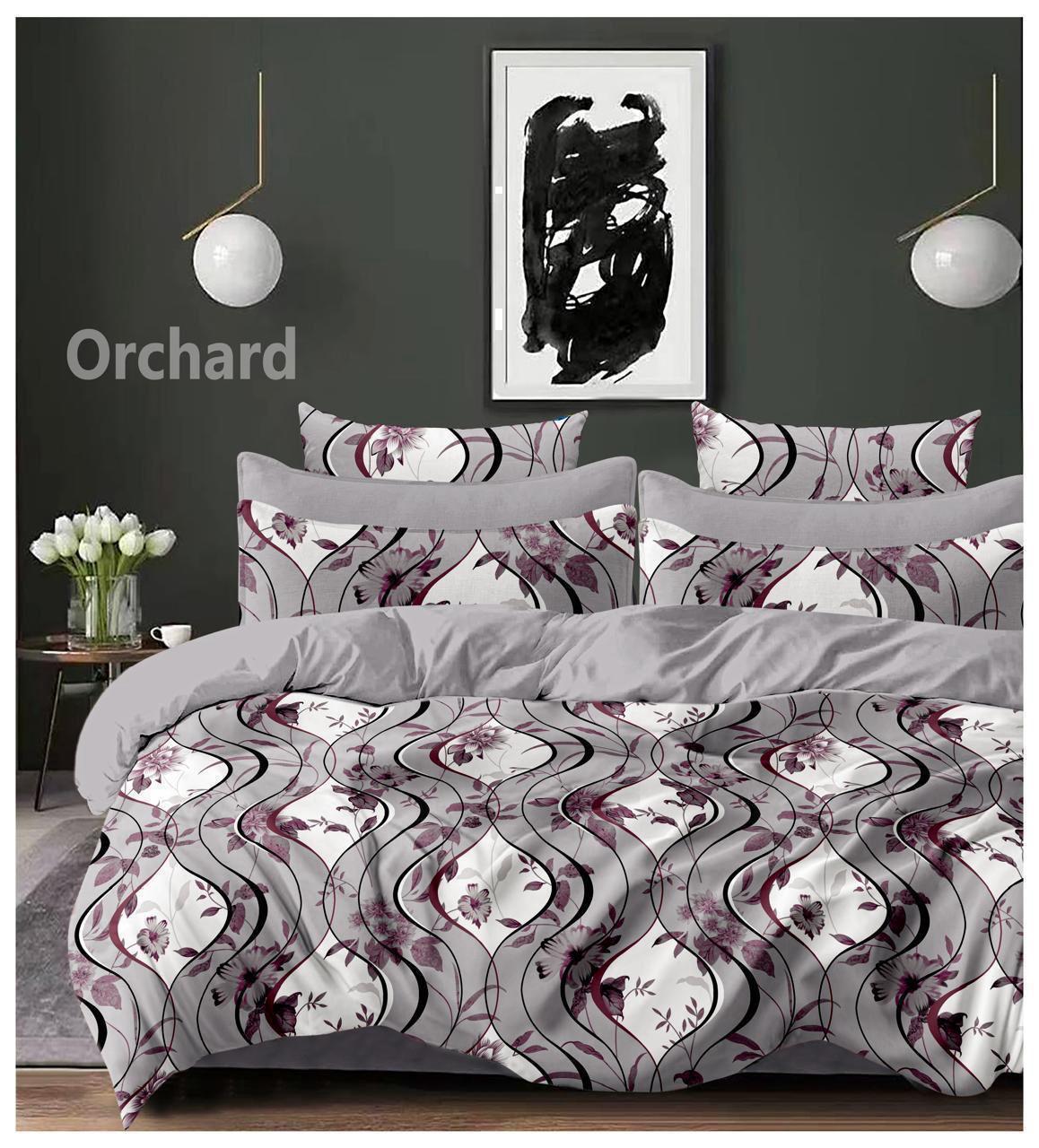 Cotton designer bedsheet with 2 pillow cover
