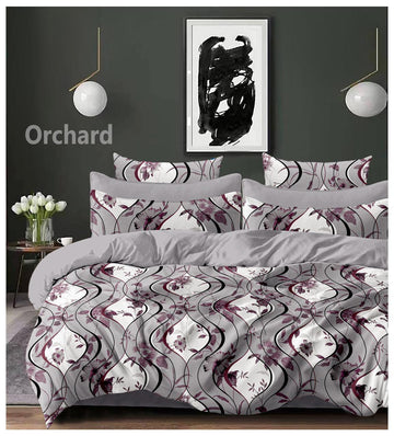 Cotton designer bedsheet with 2 pillow cover