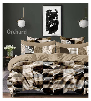 Cotton designer bedsheet with 2 pillow cover