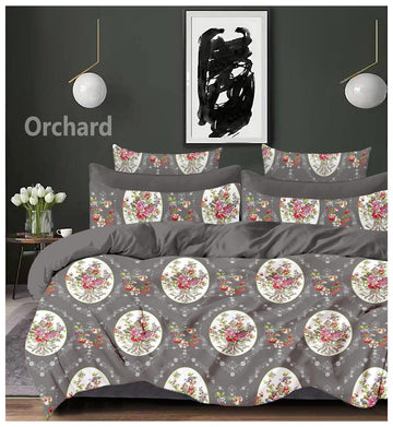 Cotton designer bedsheet with 2 pillow cover