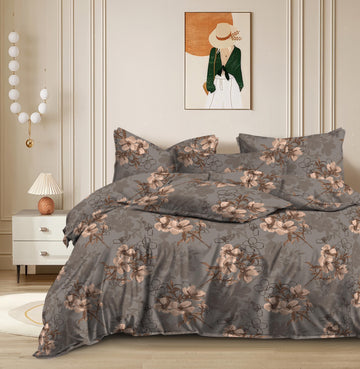 Cotton designer bedsheet with 2 pillow cover