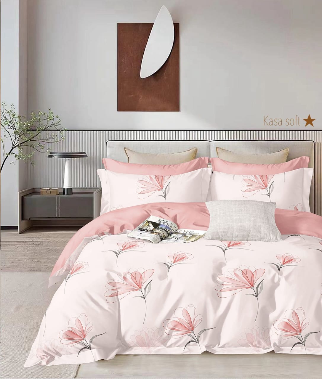 Cotton designer bedsheet with 2 pillow cover (Copy)