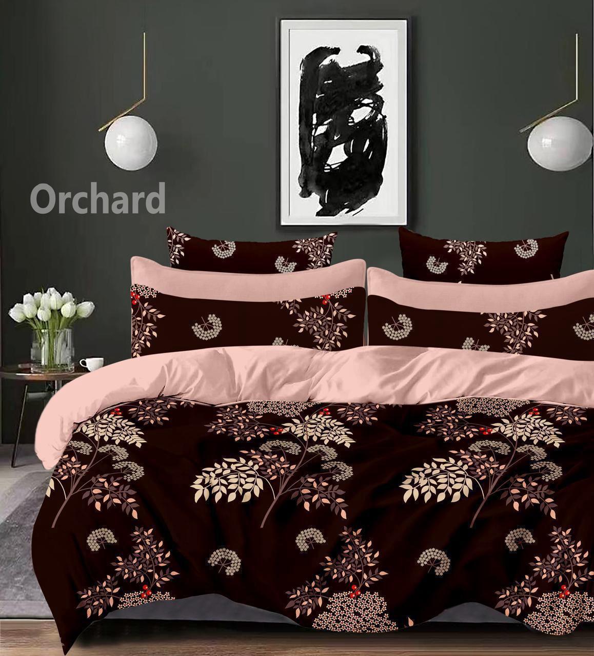 Cotton designer bedsheet with 2 pillow cover