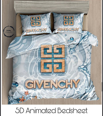 Cotton Satin silk logo branding designer bedsheet with 2 pillow cover